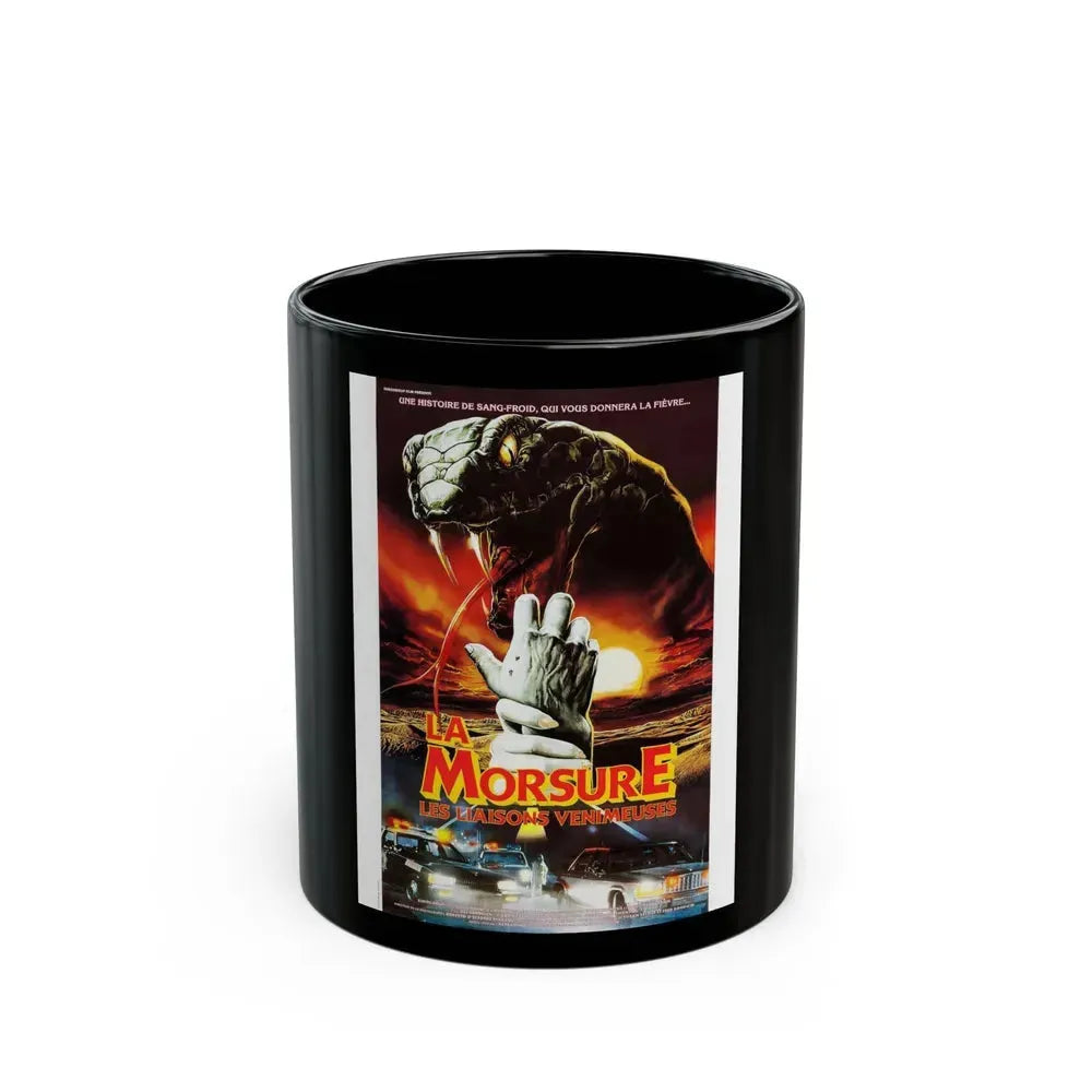 CURSE II THE BITE (FRENCH) 1989 Movie Poster - Black Coffee Mug 11oz - Go Mug Yourself