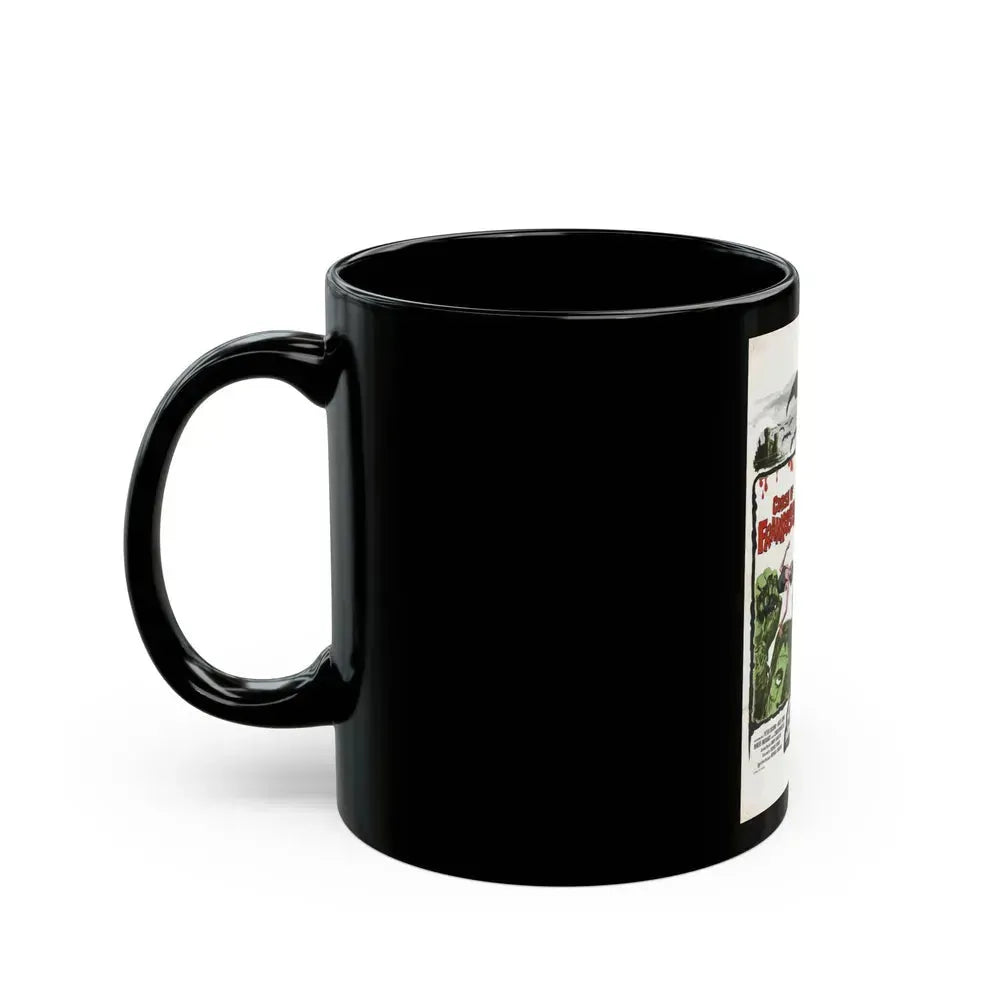CURSE OF FRANKENSTEIN + HORROR OF DRACULA 1957 Movie Poster - Black Coffee Mug - Go Mug Yourself