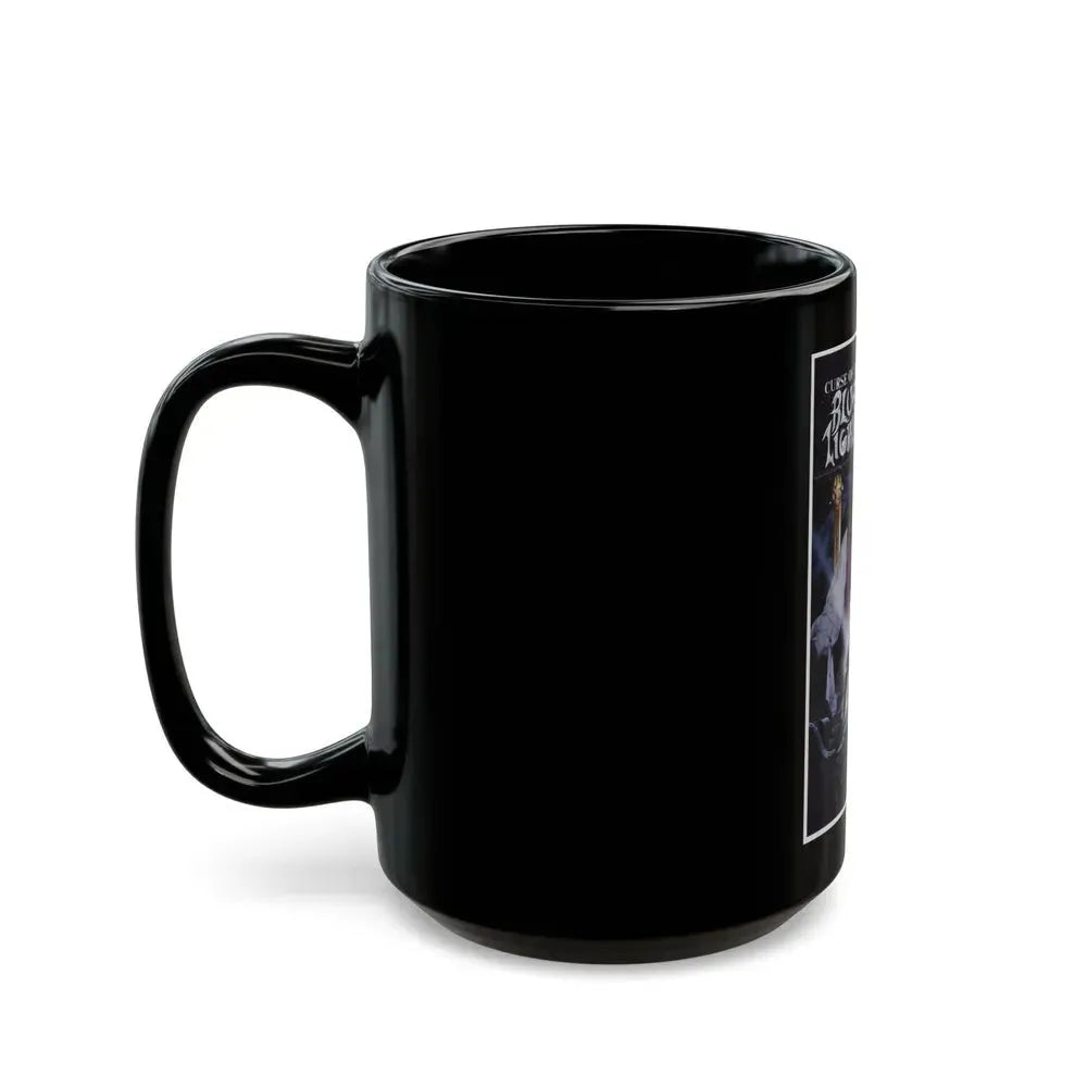 CURSE OF THE BLUE LIGHTS 1988 Movie Poster - Black Coffee Mug - Go Mug Yourself