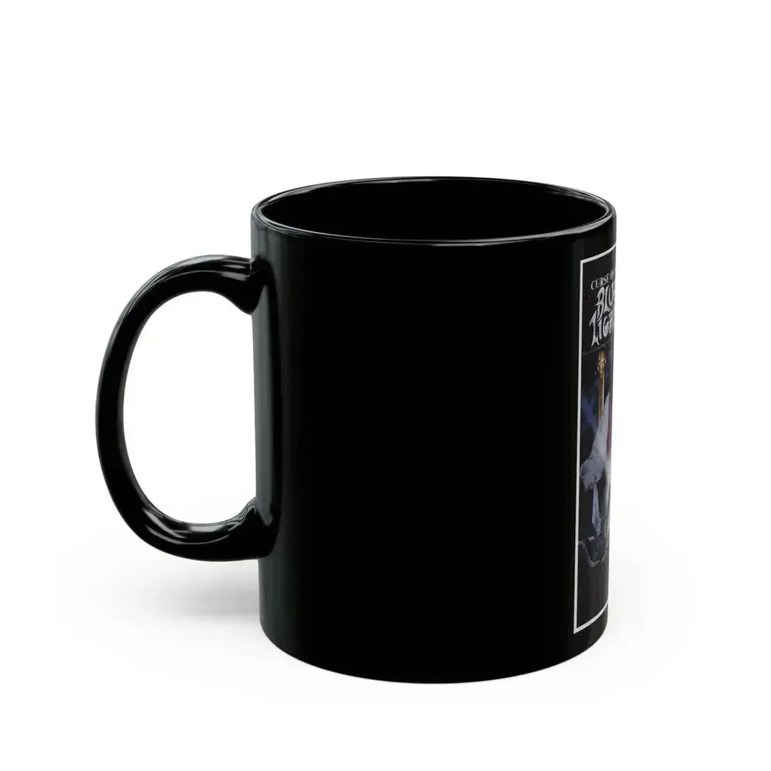 CURSE OF THE BLUE LIGHTS 1988 Movie Poster - Black Coffee Mug - Go Mug Yourself