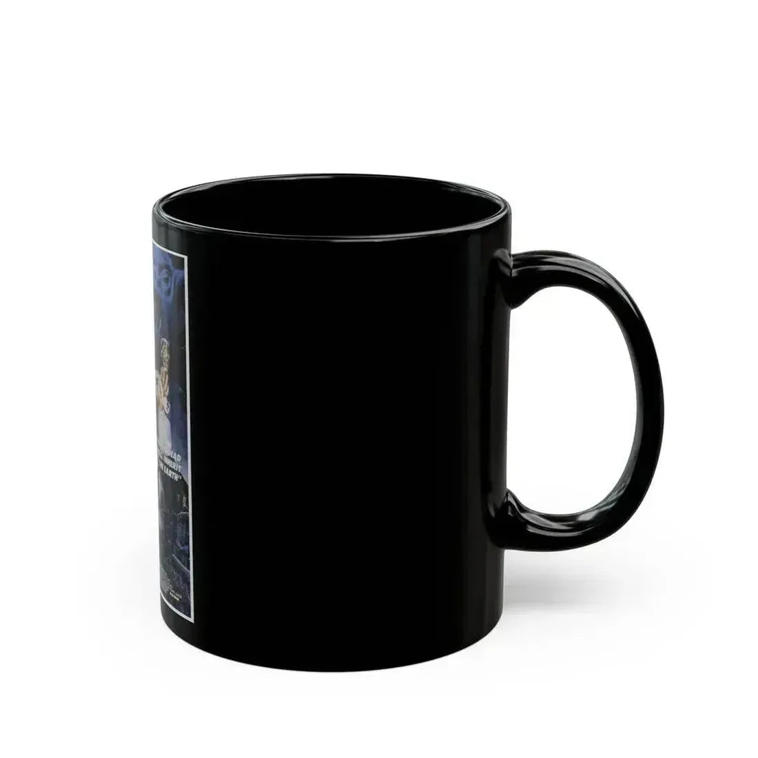 CURSE OF THE BLUE LIGHTS 1988 Movie Poster - Black Coffee Mug - Go Mug Yourself