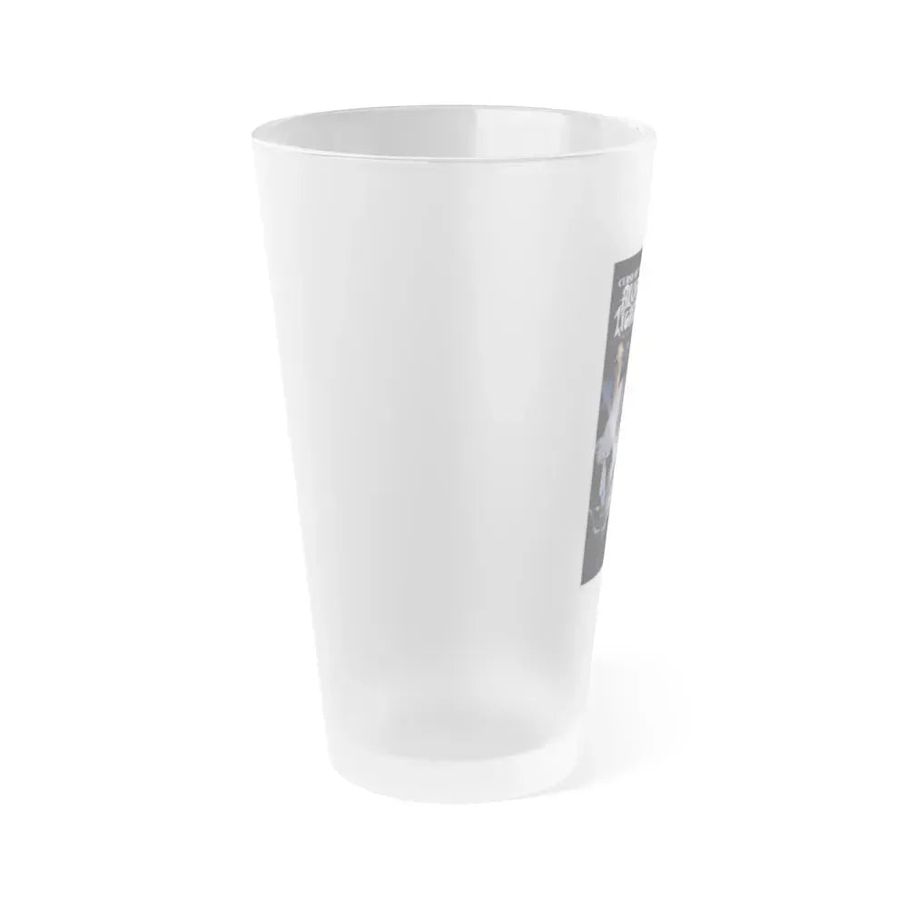 CURSE OF THE BLUE LIGHTS 1988 Movie Poster - Frosted Pint Glass 16oz - Go Mug Yourself