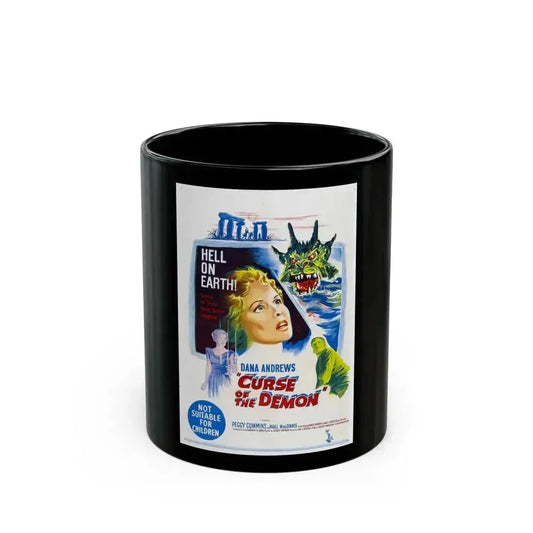 CURSE OF THE DEMON (NIGHT OF THE DEMON) 1957 Movie Poster - Black Coffee Mug 11oz - Go Mug Yourself