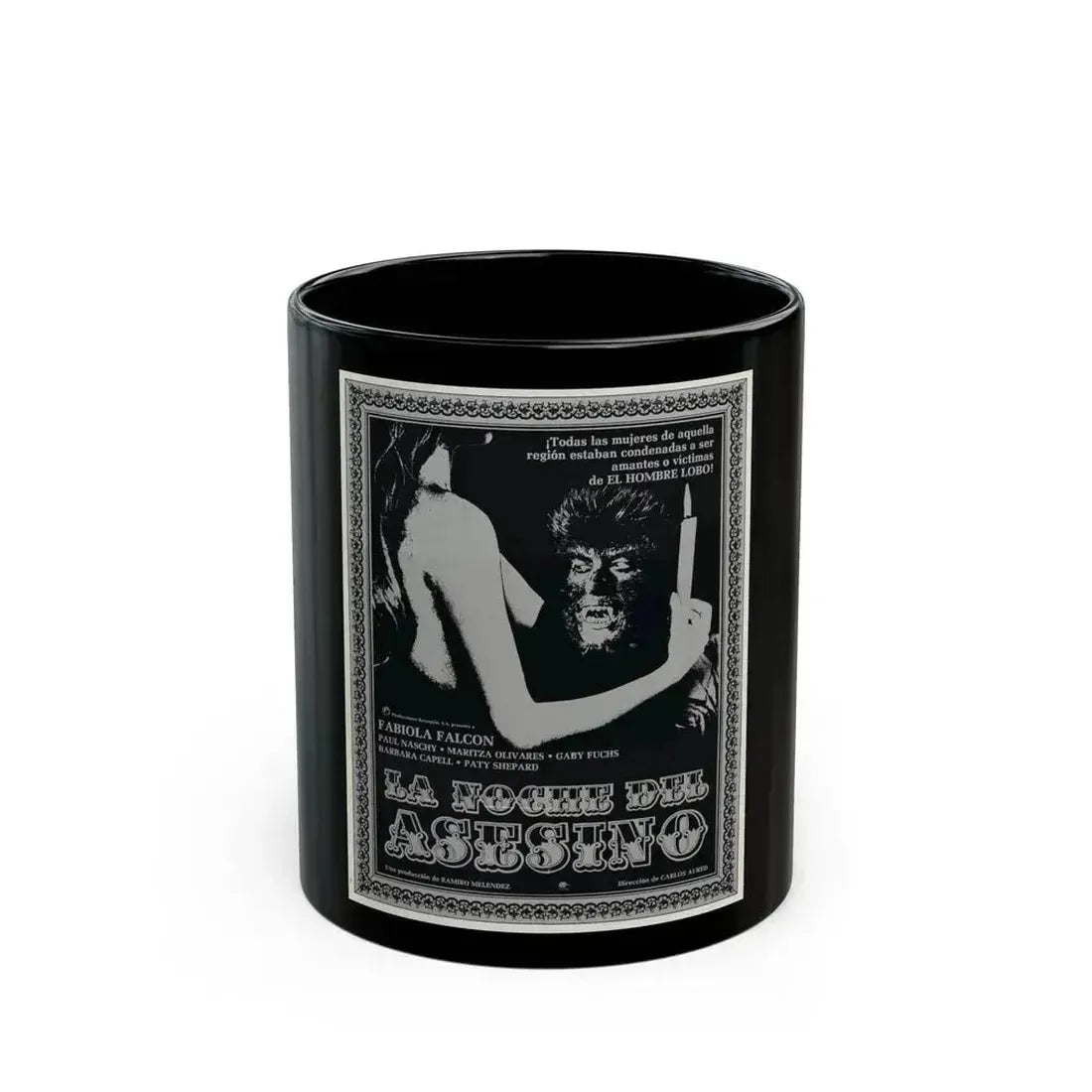 CURSE OF THE DEVIL 1973 Movie Poster - Black Coffee Mug 11oz - Go Mug Yourself