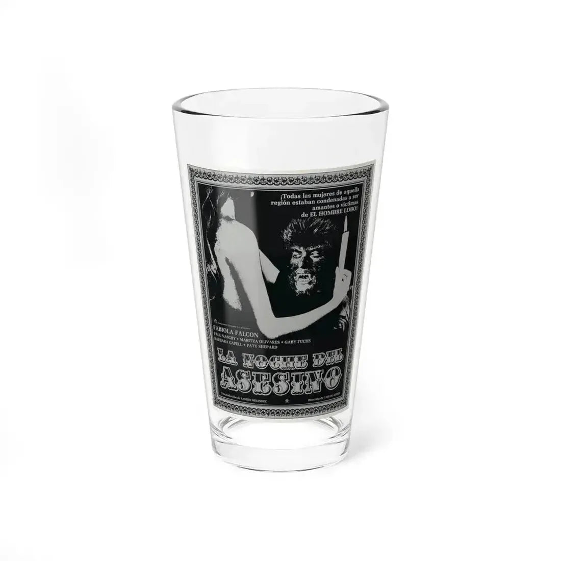 CURSE OF THE DEVIL 1973 Movie Poster - Pint Glass 16oz 16oz - Go Mug Yourself