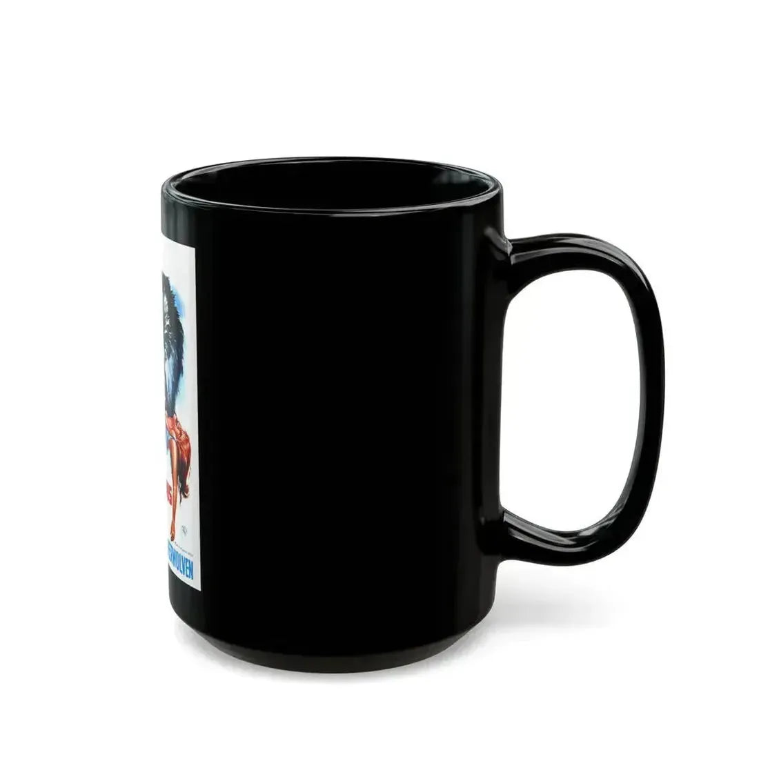 CURSE OF THE DEVIL (Belgian) 1973 Movie Poster - Black Coffee Mug - Go Mug Yourself