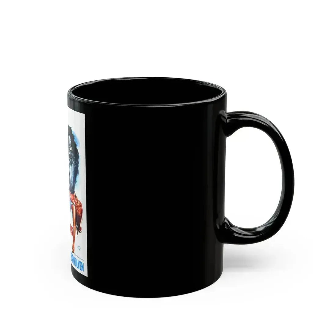 CURSE OF THE DEVIL (Belgian) 1973 Movie Poster - Black Coffee Mug - Go Mug Yourself