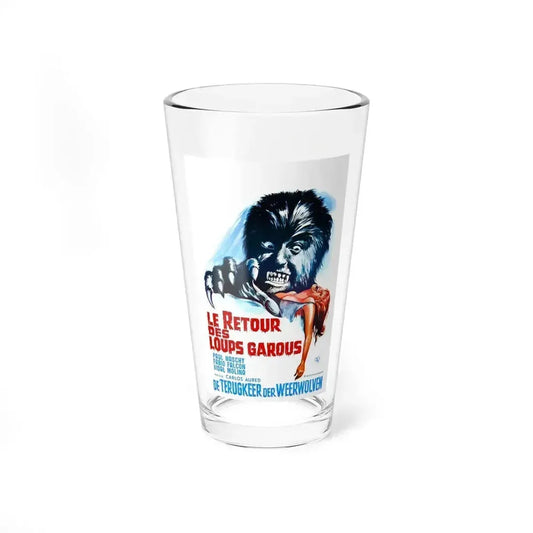 CURSE OF THE DEVIL (Belgian) 1973 Movie Poster - Pint Glass 16oz 16oz - Go Mug Yourself