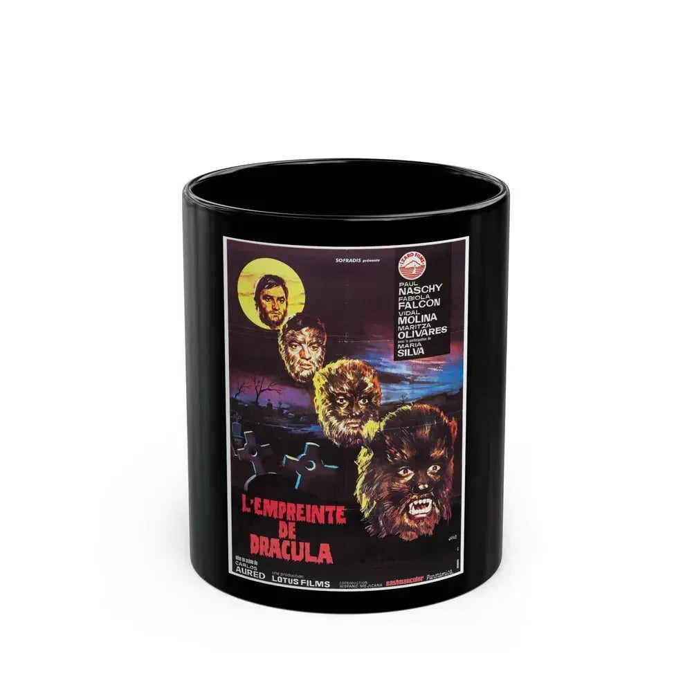 CURSE OF THE DEVIL (FRENCH) 1973 Movie Poster - Black Coffee Mug 11oz - Go Mug Yourself