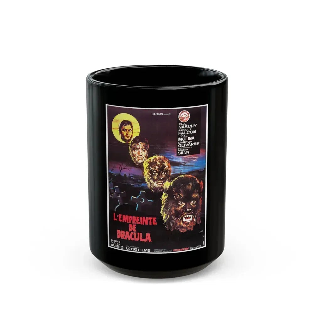 CURSE OF THE DEVIL (FRENCH) 1973 Movie Poster - Black Coffee Mug 15oz - Go Mug Yourself