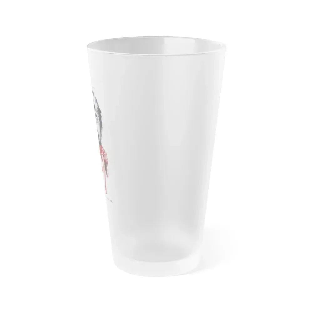 CURSE OF THE DEVIL (GERMAN) 1973 Movie Poster - Frosted Pint Glass 16oz - Go Mug Yourself