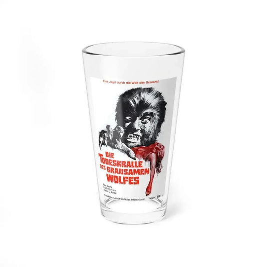 CURSE OF THE DEVIL (GERMAN) 1973 Movie Poster - Pint Glass 16oz 16oz - Go Mug Yourself