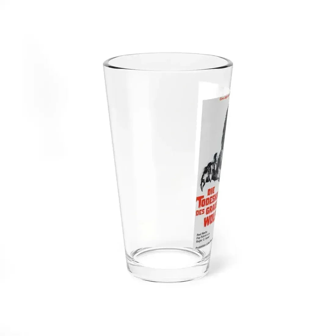 CURSE OF THE DEVIL (GERMAN) 1973 Movie Poster - Pint Glass 16oz - Go Mug Yourself