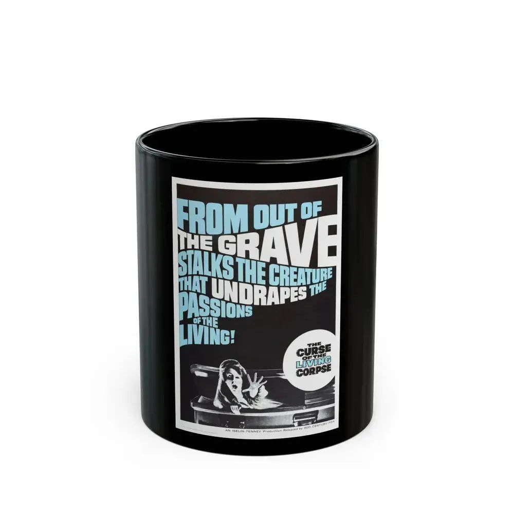 CURSE OF THE LIVING CORPSE 1964 Movie Poster - Black Coffee Mug 11oz - Go Mug Yourself