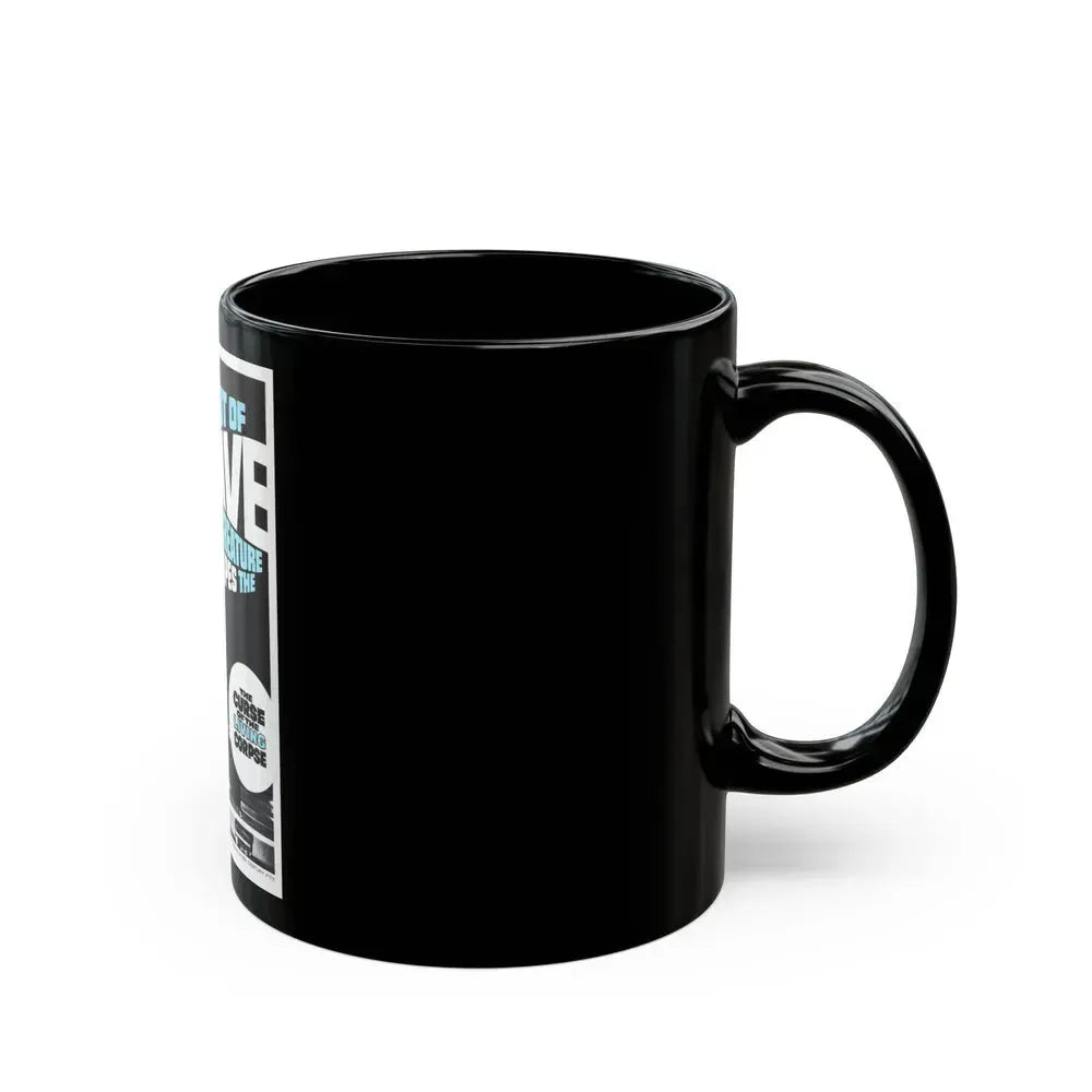 CURSE OF THE LIVING CORPSE 1964 Movie Poster - Black Coffee Mug - Go Mug Yourself