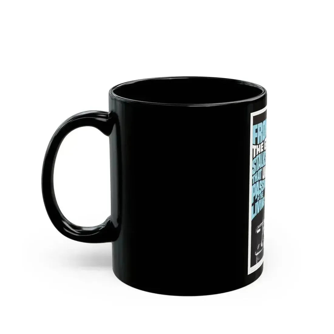 CURSE OF THE LIVING CORPSE 1964 Movie Poster - Black Coffee Mug - Go Mug Yourself