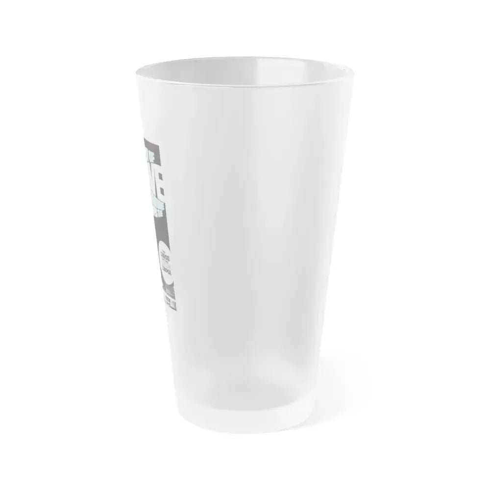 CURSE OF THE LIVING CORPSE 1964 Movie Poster - Frosted Pint Glass 16oz - Go Mug Yourself