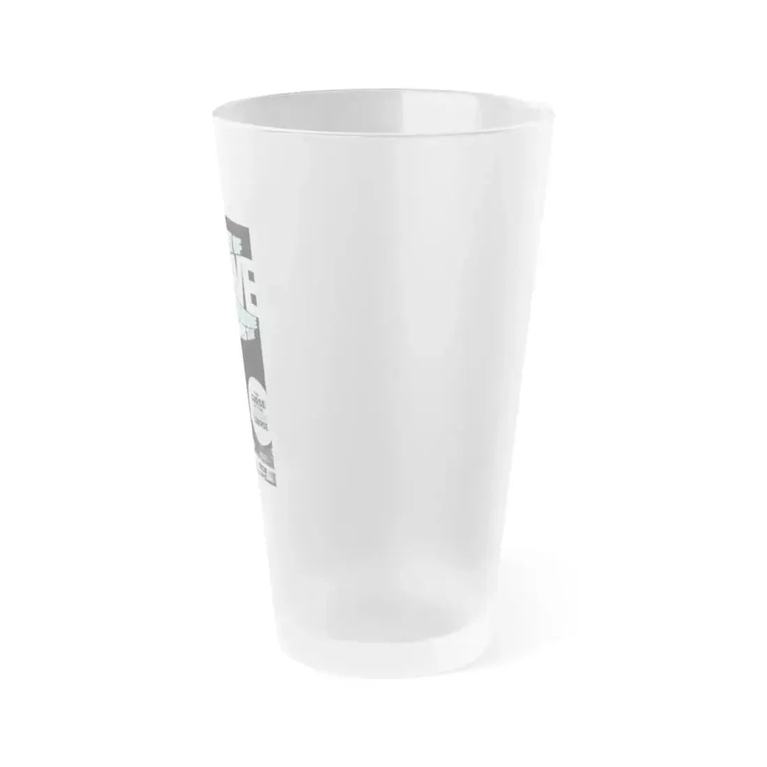 CURSE OF THE LIVING CORPSE 1964 Movie Poster - Frosted Pint Glass 16oz - Go Mug Yourself
