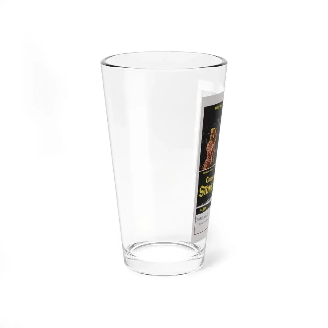 CURSE OF THE STONE HAND 1965 Movie Poster - Pint Glass 16oz - Go Mug Yourself