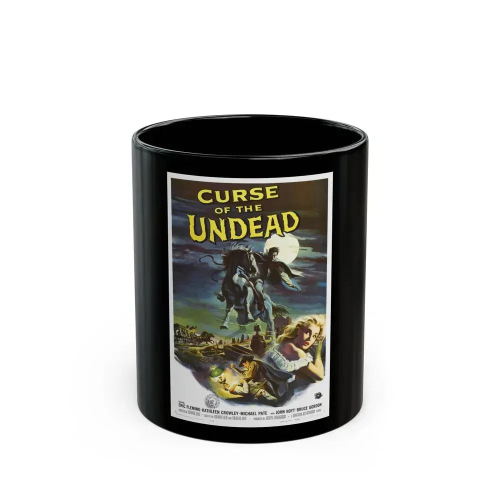 CURSE OF THE UNDEAD 1959 Movie Poster - Black Coffee Mug 11oz - Go Mug Yourself