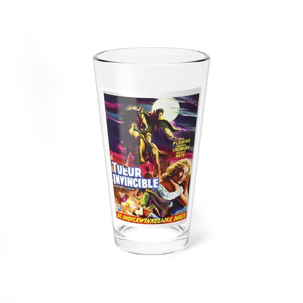 CURSE OF THE UNDEAD (BELGIAN) 1959 Movie Poster - Pint Glass 16oz 16oz - Go Mug Yourself