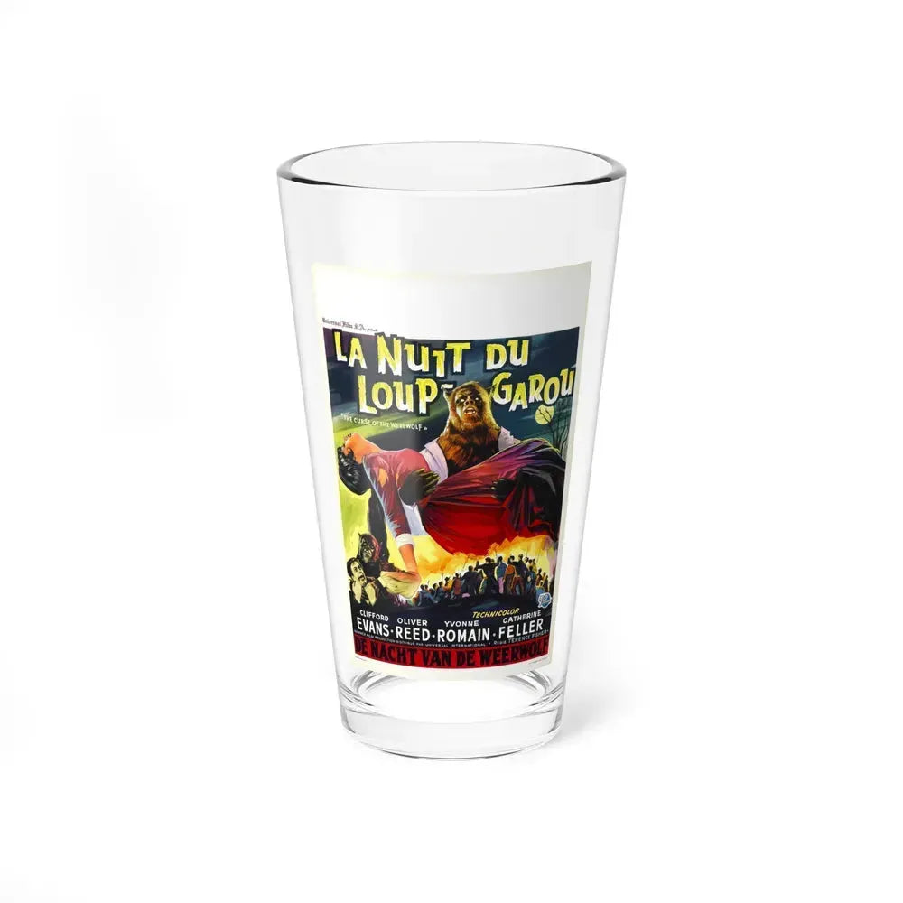 CURSE OF THE WEREWOLF (BELGIAN) 1961 Movie Poster - Pint Glass 16oz 16oz - Go Mug Yourself