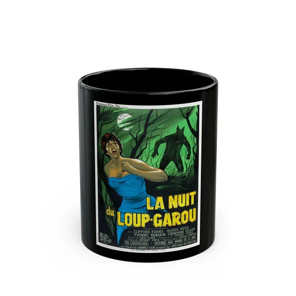 CURSE OF THE WEREWOLF (FRENCH) 1961 Movie Poster - Black Coffee Mug 11oz - Go Mug Yourself