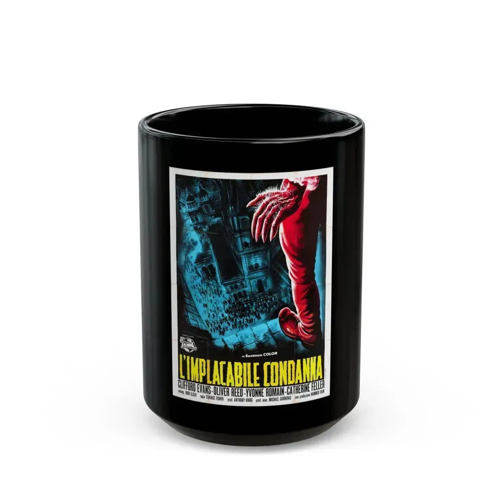CURSE OF THE WEREWOLF (ITALIAN) 1961 Movie Poster - Black Coffee Mug 15oz - Go Mug Yourself
