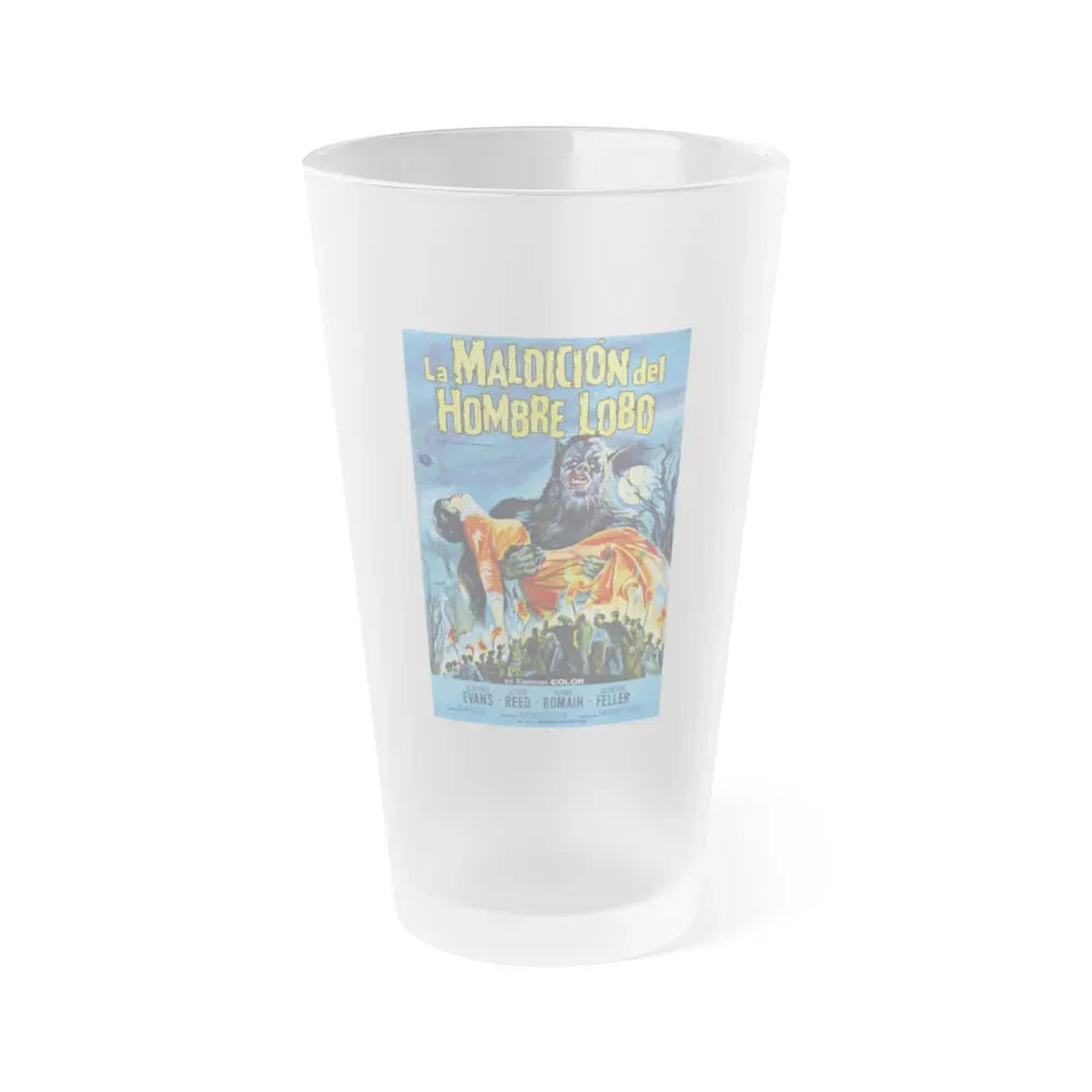 CURSE OF THE WEREWOLF (SPANISH) 1961 Movie Poster - Frosted Pint Glass 16oz Default Title - Go Mug Yourself