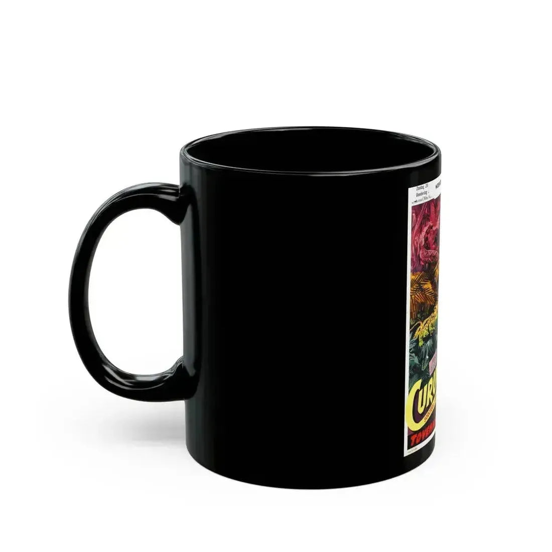 CURUCU, BEAST OF THE AMAZON (BELGIAN) 1956 Movie Poster - Black Coffee Mug - Go Mug Yourself