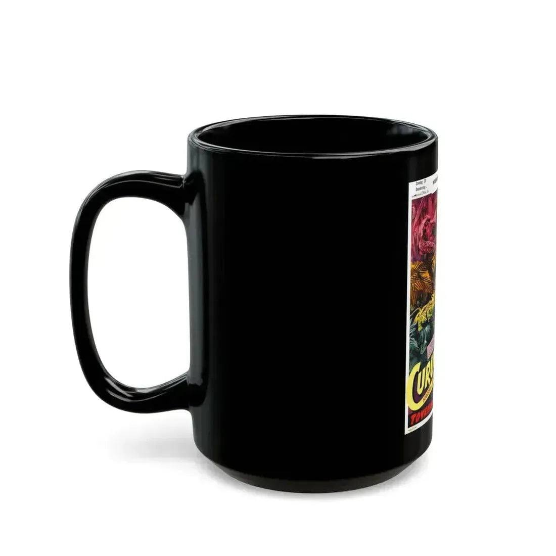 CURUCU, BEAST OF THE AMAZON (BELGIAN) 1956 Movie Poster - Black Coffee Mug - Go Mug Yourself