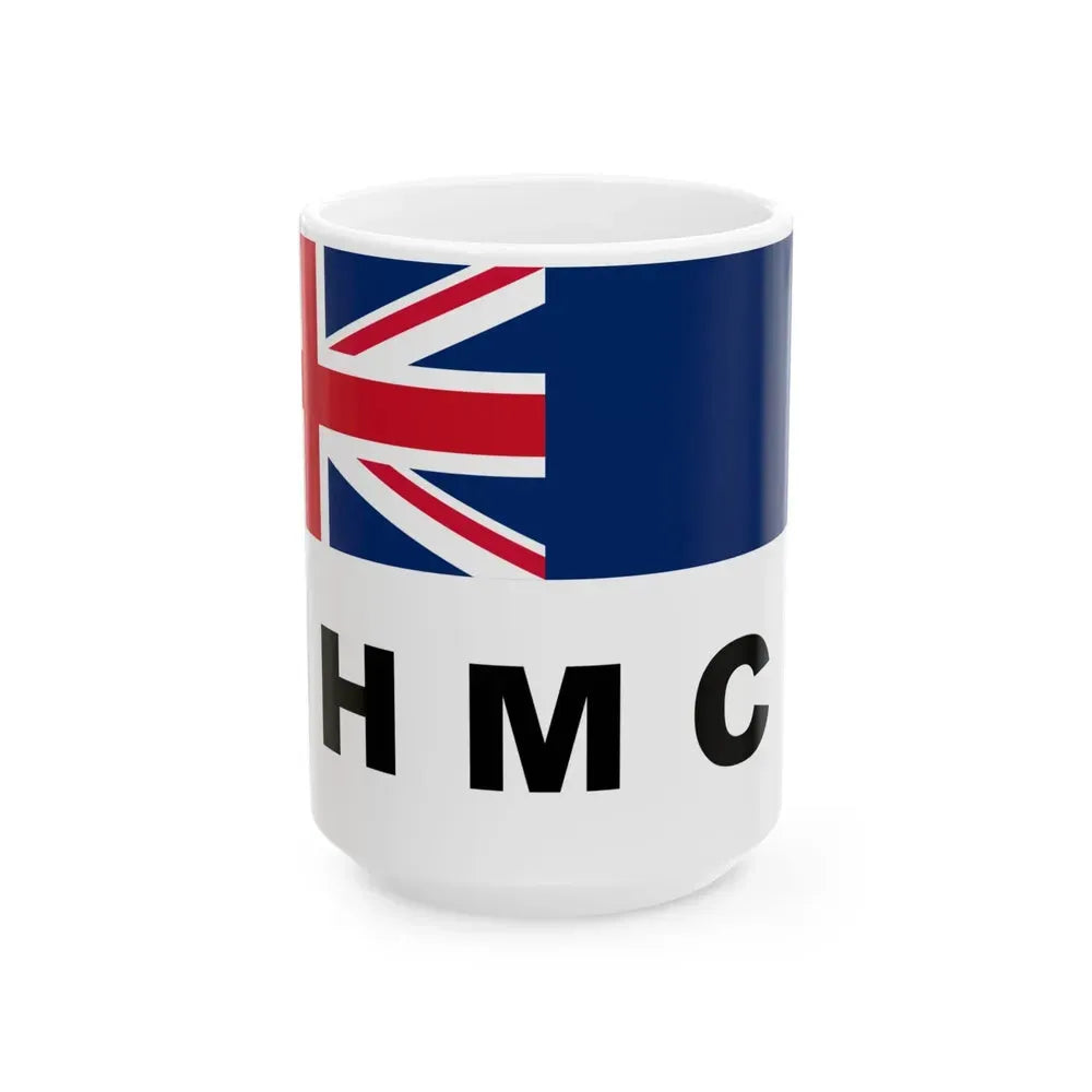 Customs Ensign of Fiji 1881-1966 (Fiji) White Coffee Mug 15oz - Go Mug Yourself