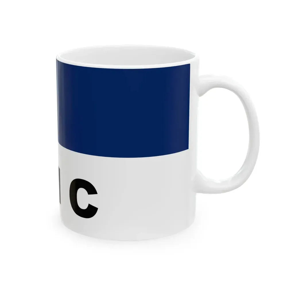 Customs Ensign of Fiji 1881-1966 (Fiji) White Coffee Mug - Go Mug Yourself