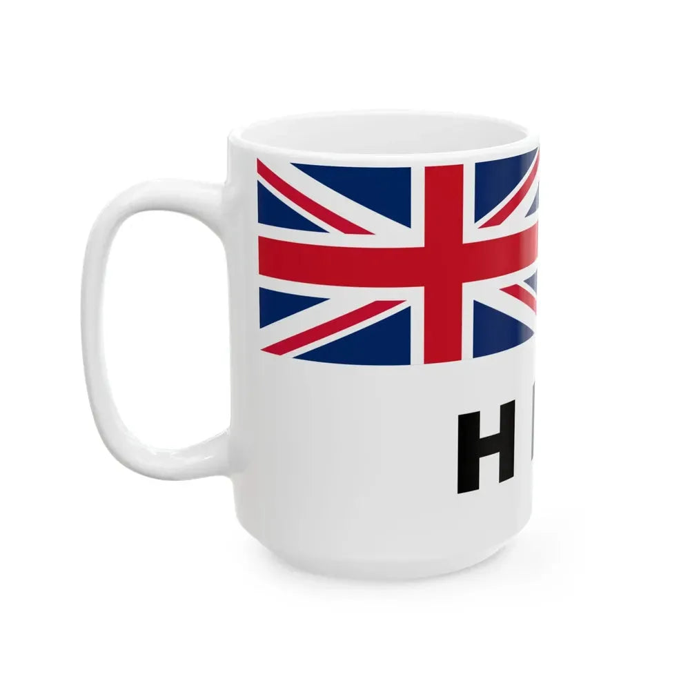 Customs Ensign of Fiji 1881-1966 (Fiji) White Coffee Mug - Go Mug Yourself