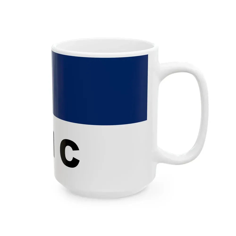 Customs Ensign of Fiji 1881-1966 (Fiji) White Coffee Mug - Go Mug Yourself