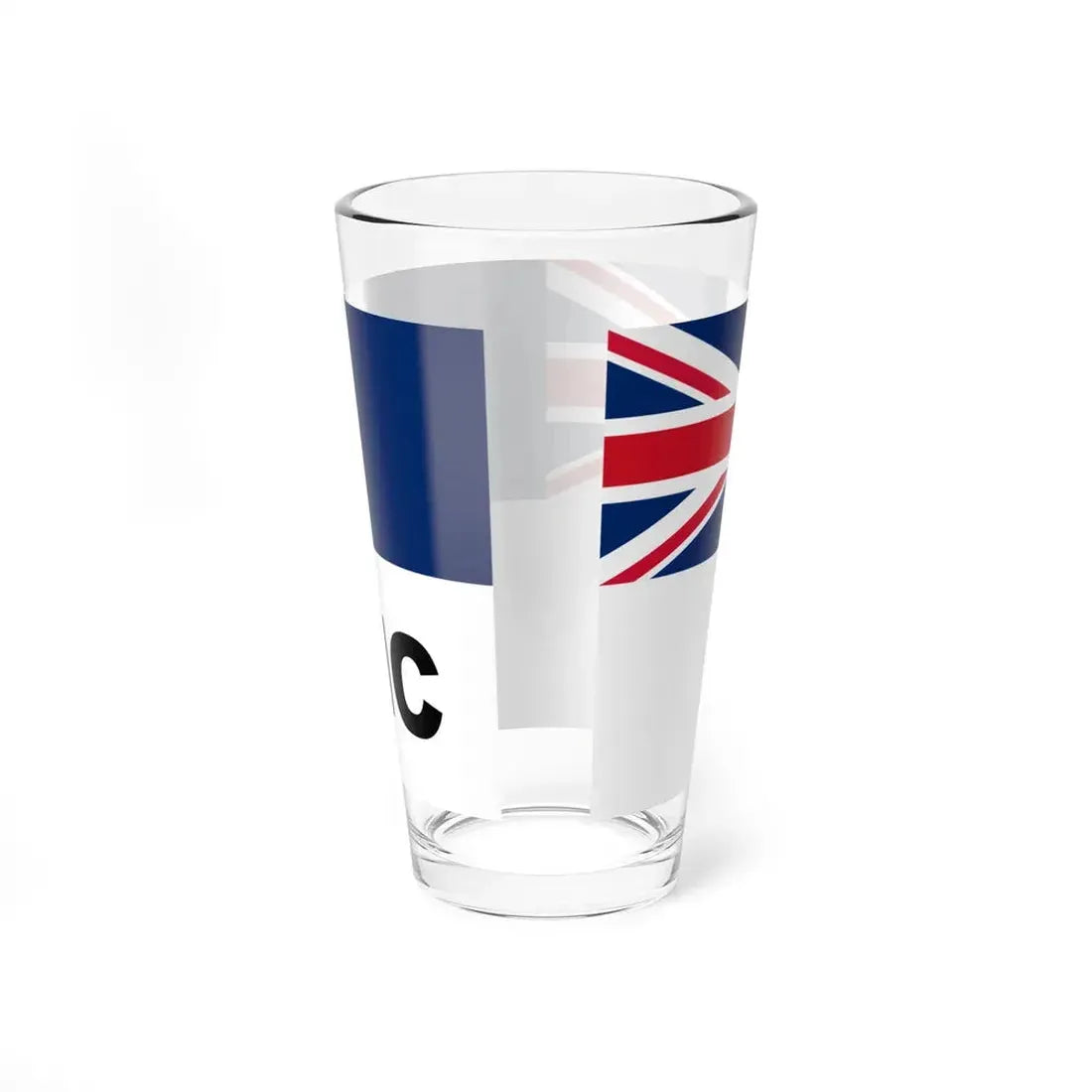 Customs Ensign of Fiji 1881-1966 variant (Fiji) Pint Glass 16oz - Go Mug Yourself