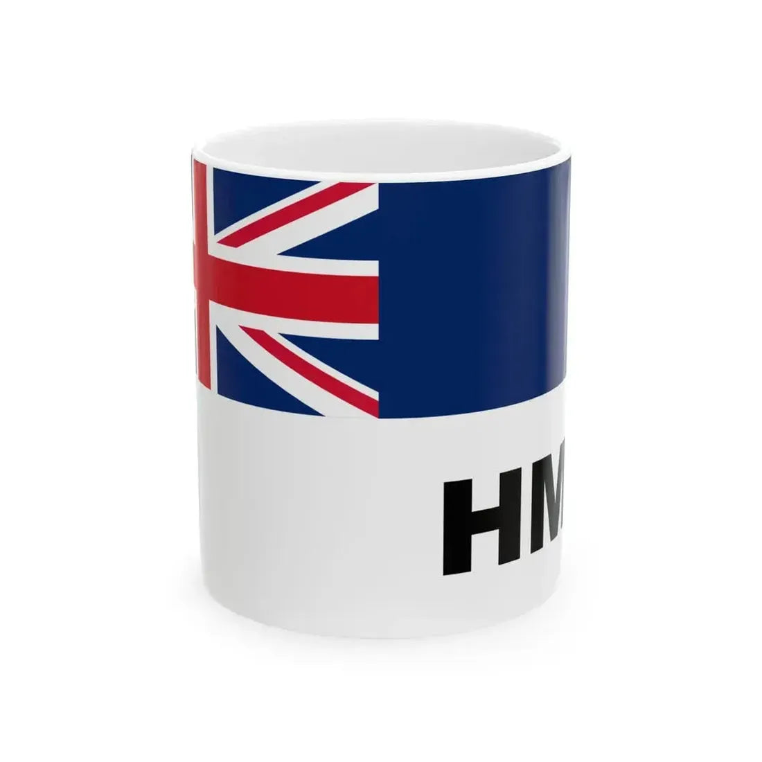 Customs Ensign of Fiji 1881-1966 variant (Fiji) White Coffee Mug 11oz - Go Mug Yourself