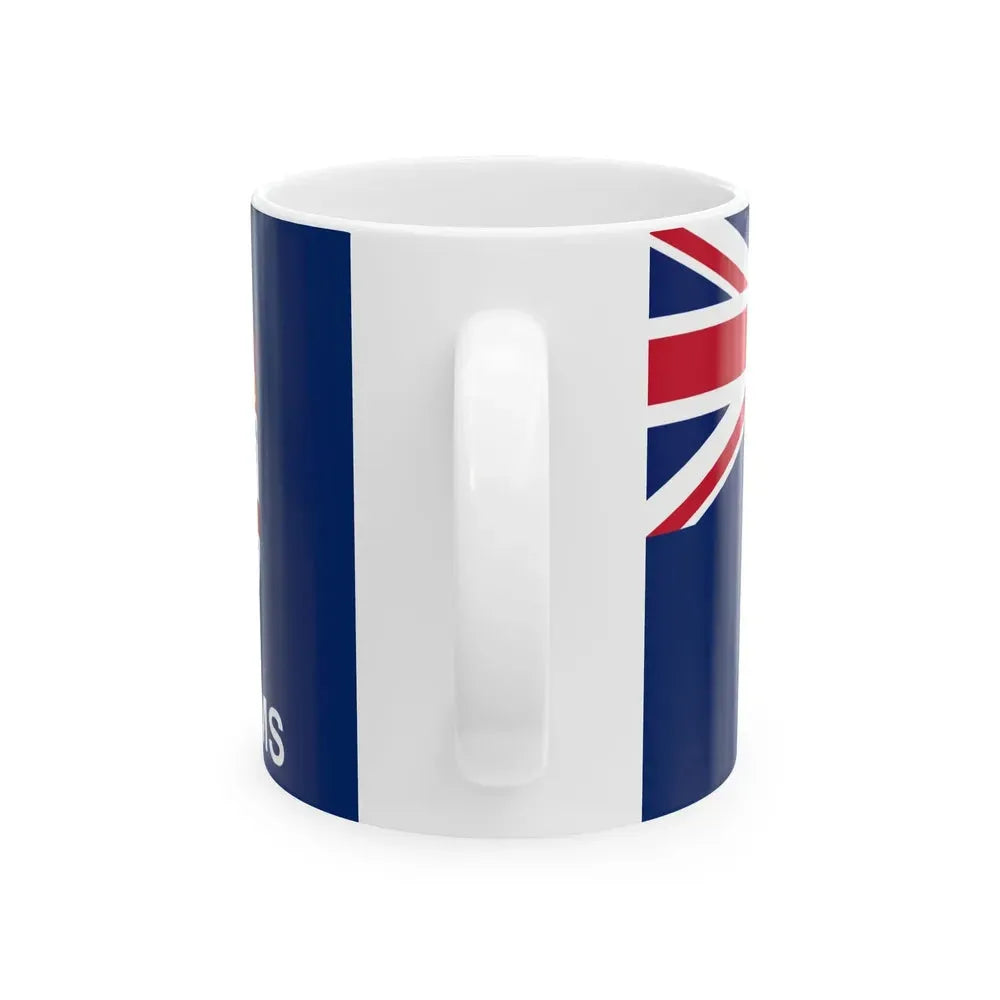 Customs Ensign of Fiji (Fiji) White Coffee Mug - Go Mug Yourself