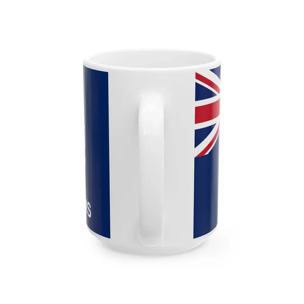 Customs Ensign of Fiji (Fiji) White Coffee Mug - Go Mug Yourself