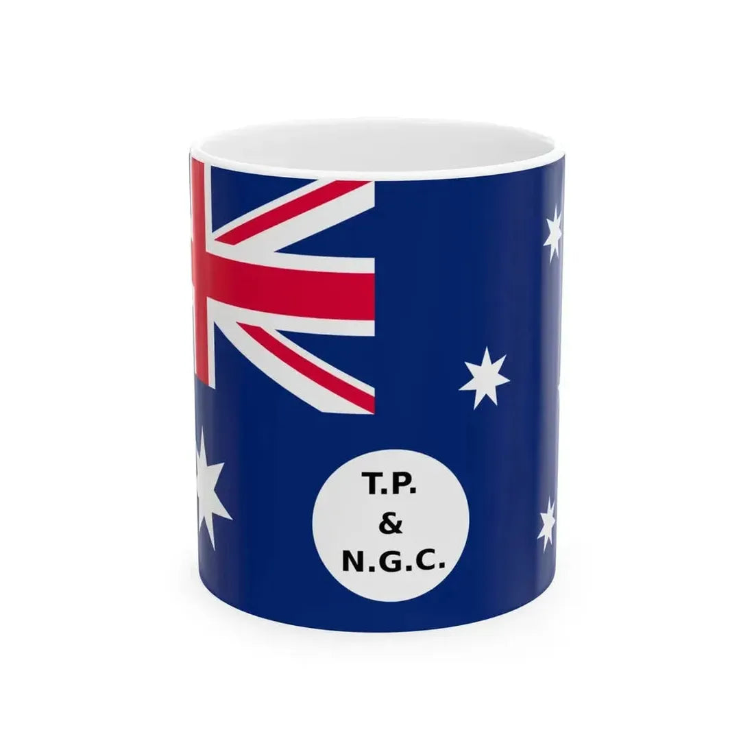 Customs Flag of the Territory of Papua and New Guinea 1949-1952 (Australia) White Coffee Mug 11oz - Go Mug Yourself