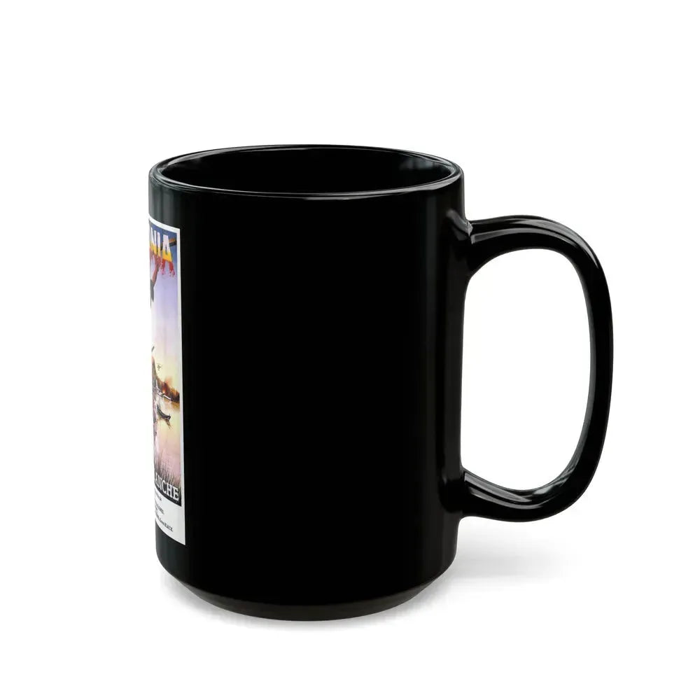 CUT AND RUN (FRENCH) 1984 Movie Poster - Black Coffee Mug - Go Mug Yourself