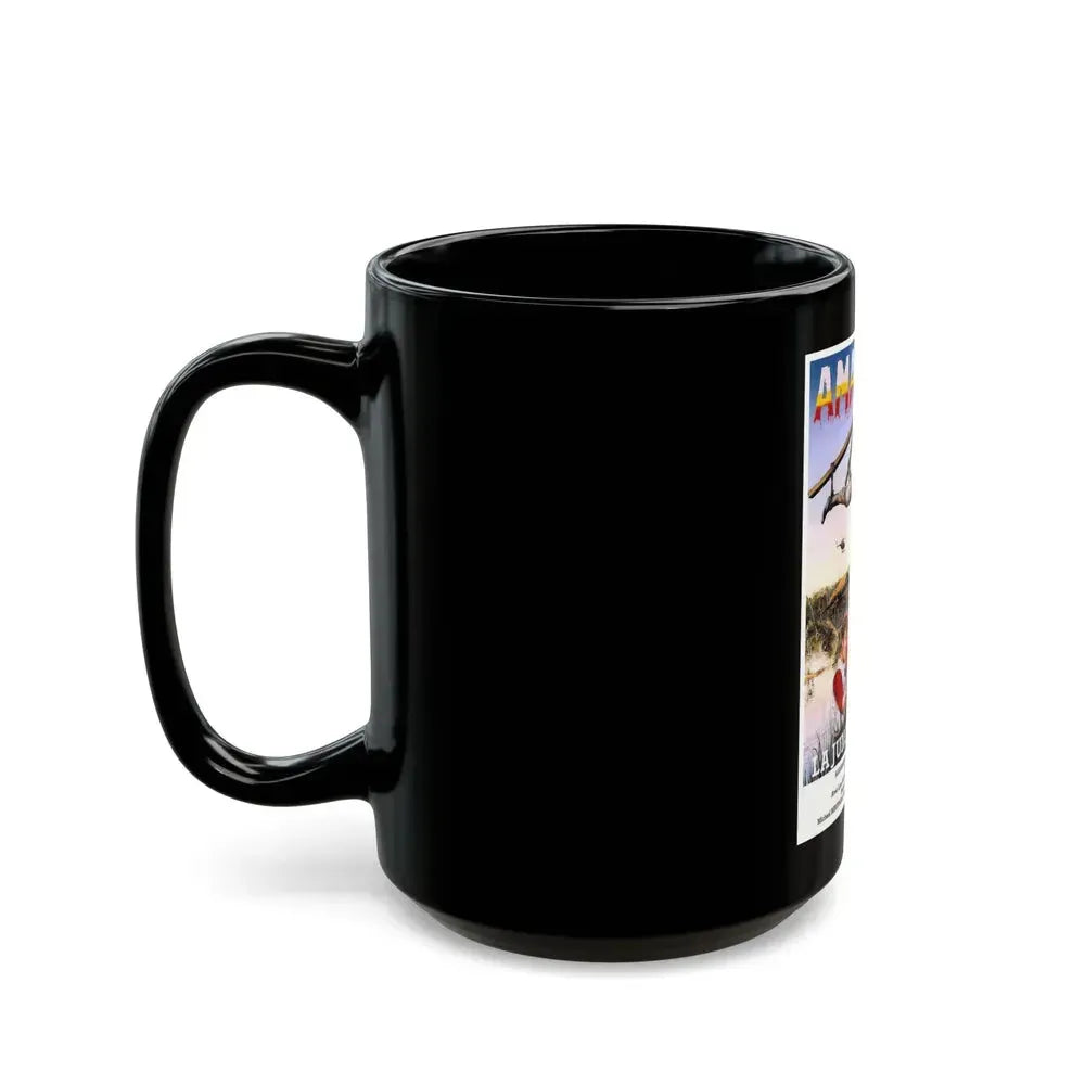 CUT AND RUN (FRENCH) 1984 Movie Poster - Black Coffee Mug - Go Mug Yourself