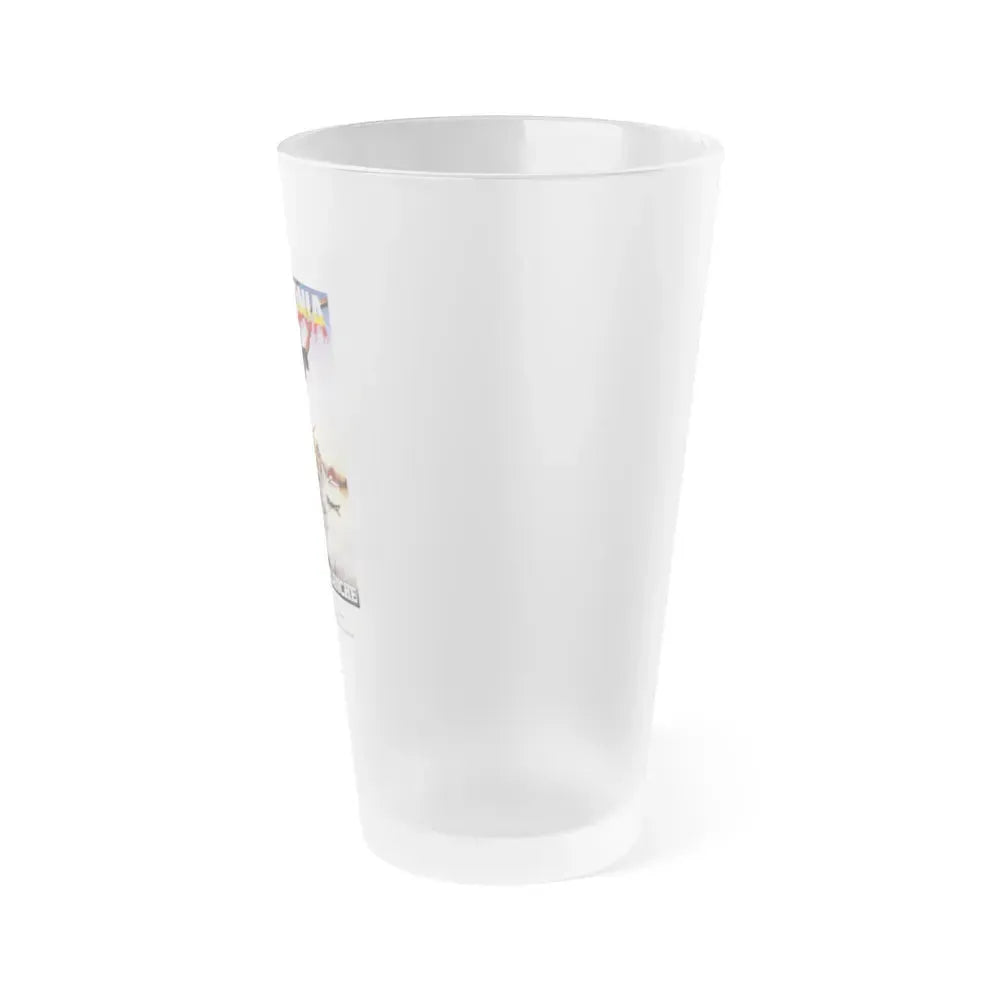 CUT AND RUN (FRENCH) 1984 Movie Poster - Frosted Pint Glass 16oz - Go Mug Yourself