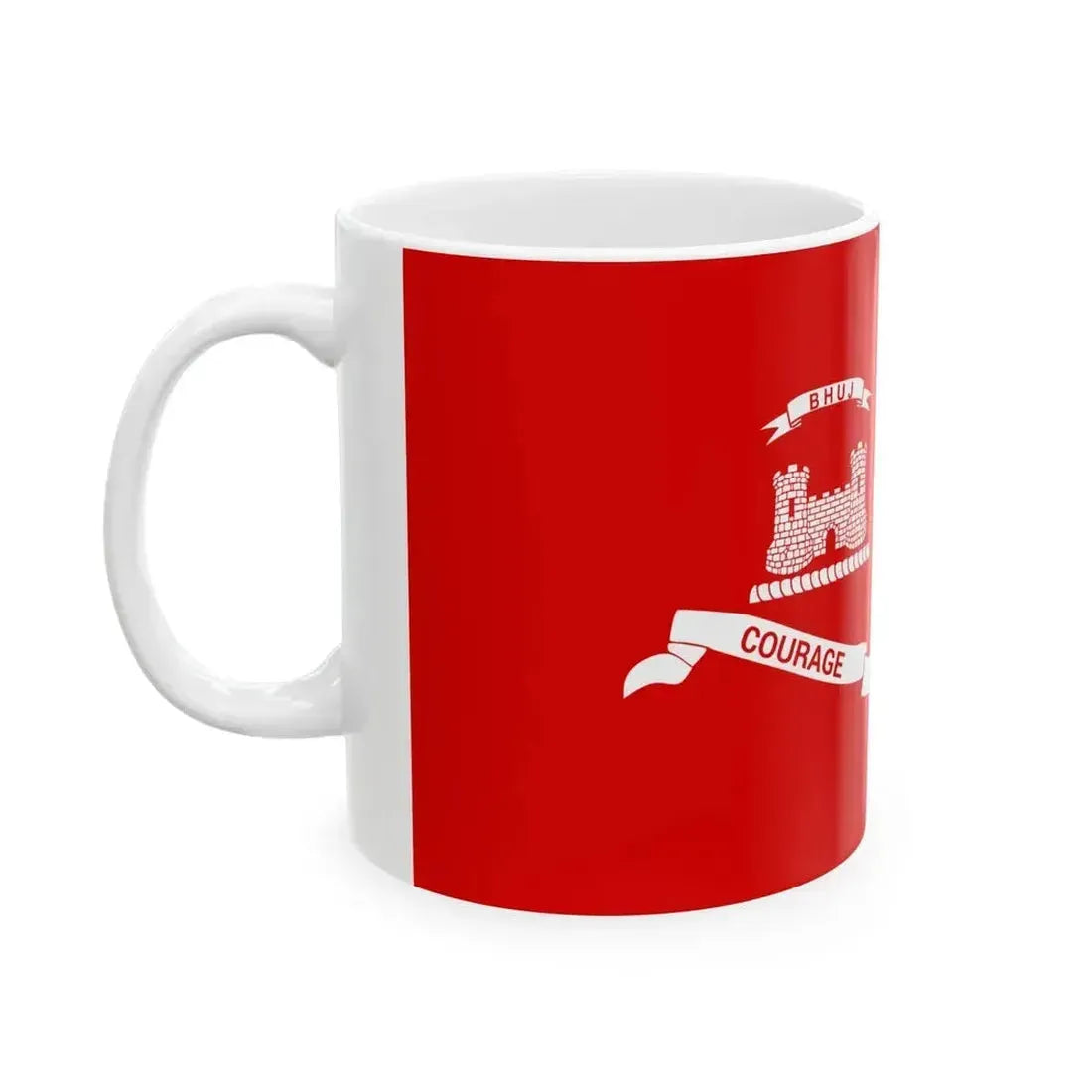 Cutch flag (India) White Coffee Mug - Go Mug Yourself