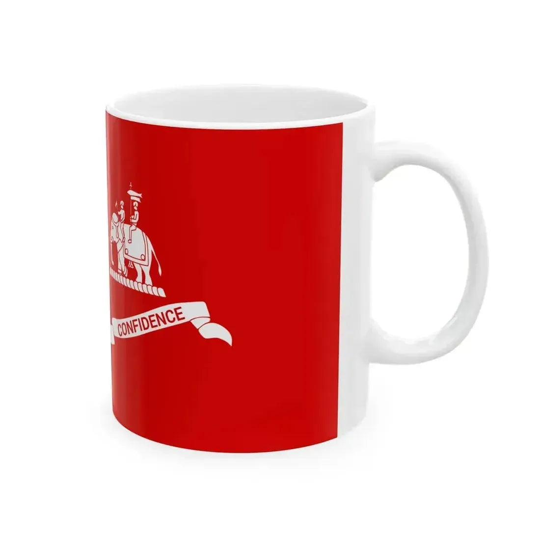 Cutch flag (India) White Coffee Mug - Go Mug Yourself