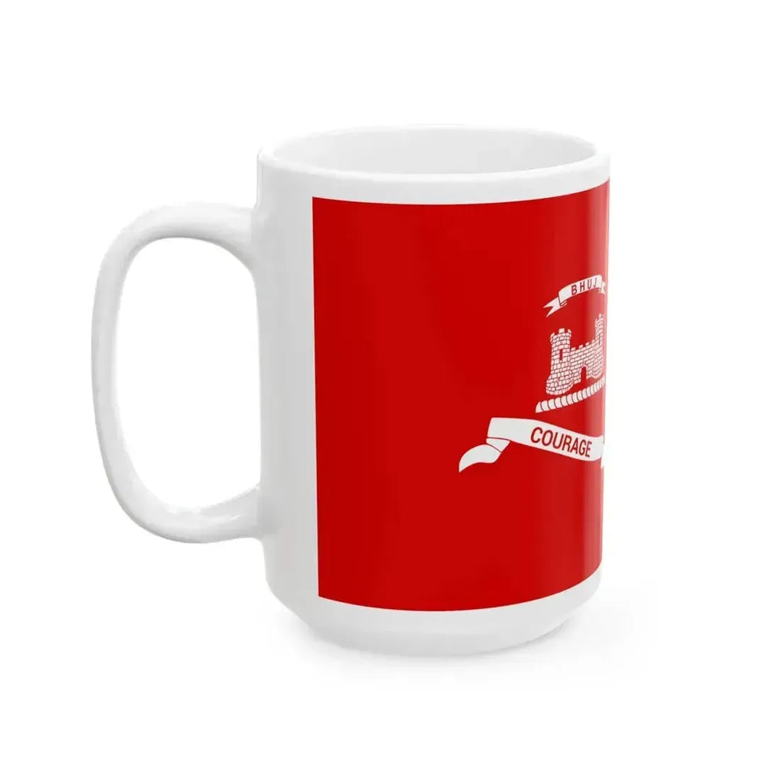 Cutch flag (India) White Coffee Mug - Go Mug Yourself