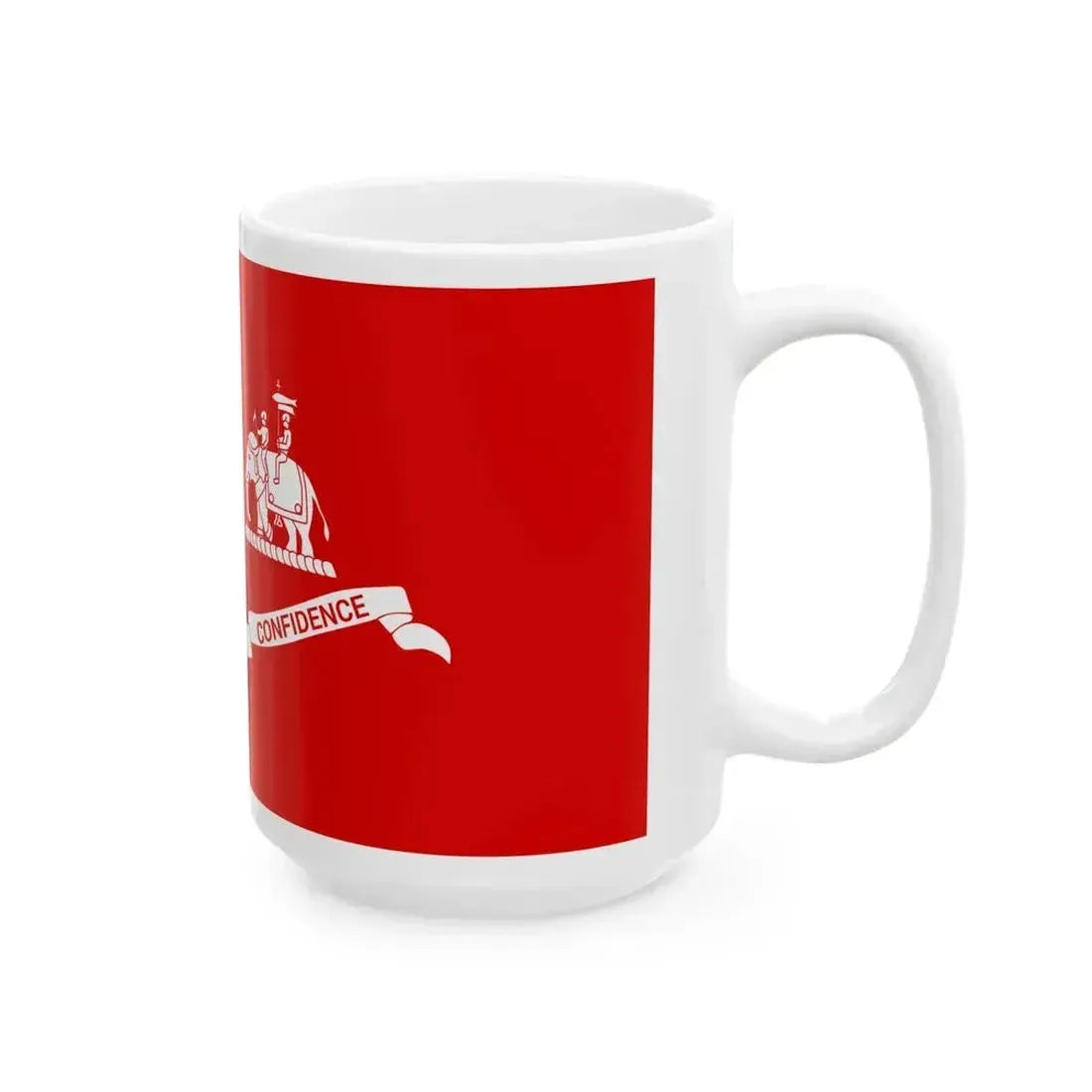 Cutch flag (India) White Coffee Mug - Go Mug Yourself