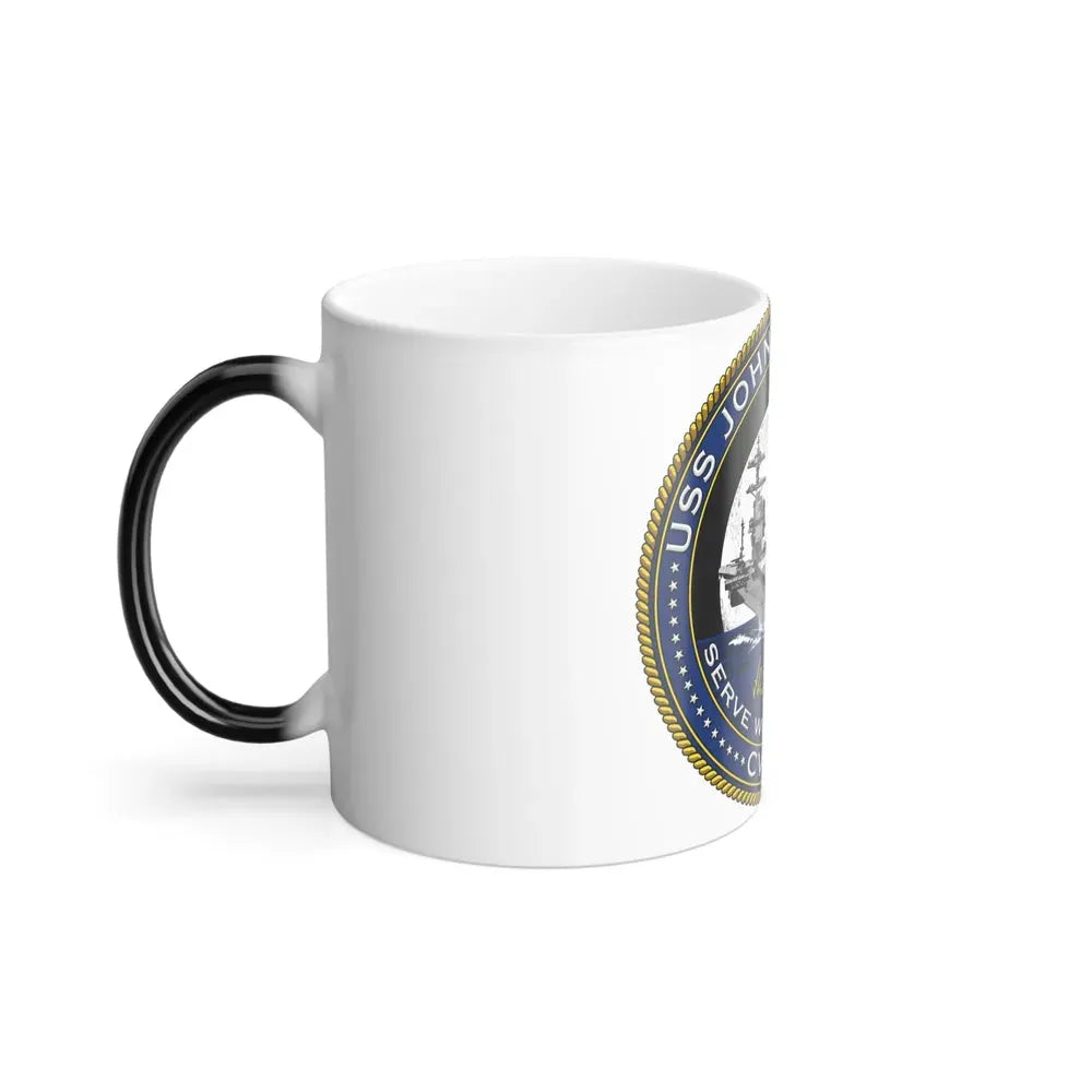 CVN 79 USS John F Kennedy (U.S. Navy) Color Changing Mug 11oz - Go Mug Yourself