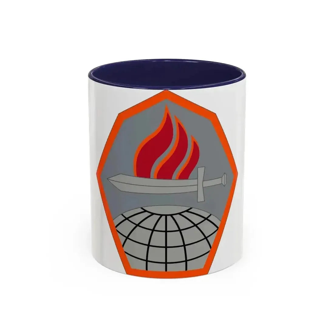 Cyber Center of Excellence (U.S. Army) Accent Coffee Mug 11oz Navy - Go Mug Yourself