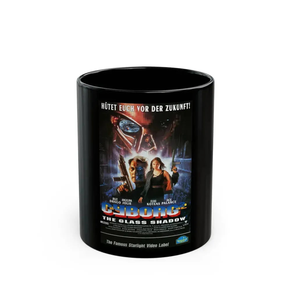 CYBORG 2 (GERMAN) 1993 Movie Poster - Black Coffee Mug 11oz - Go Mug Yourself